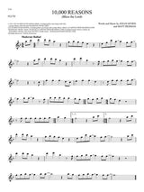 10000 reasons worship sheet music for flute solo