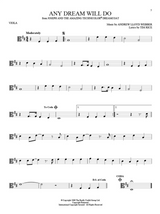 Joseph broadway show solos for viola sheet music