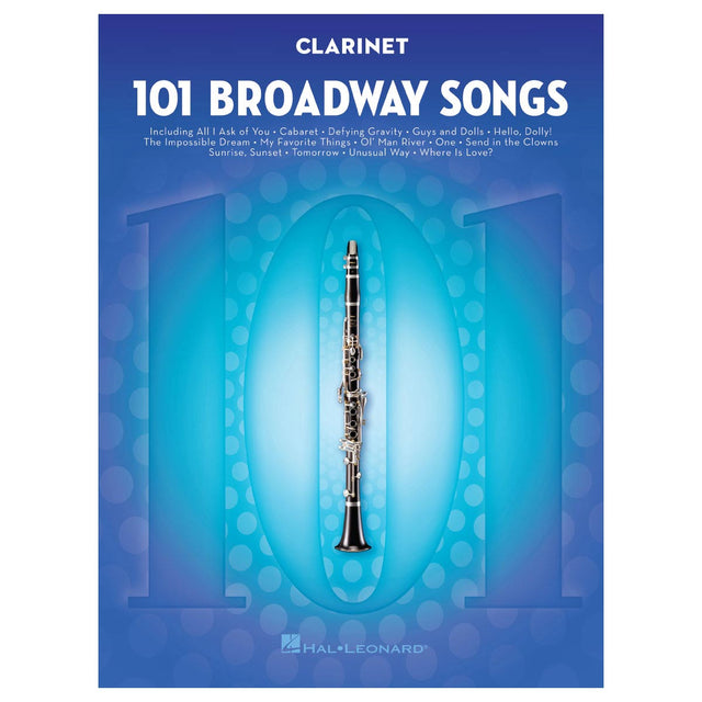 101 Broadway shows clarinet sheet music