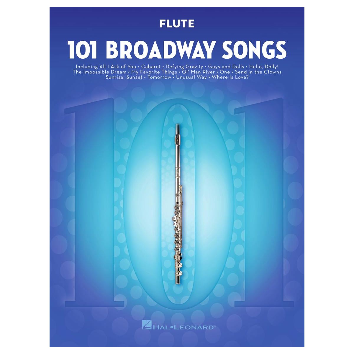 101 Broadway shows flute sheet music