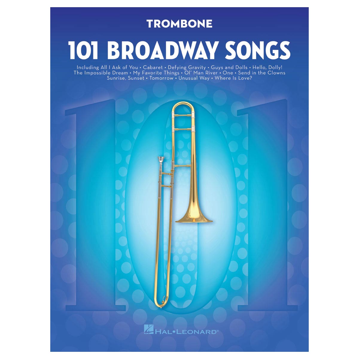 101 Broadway shows trombone sheet music