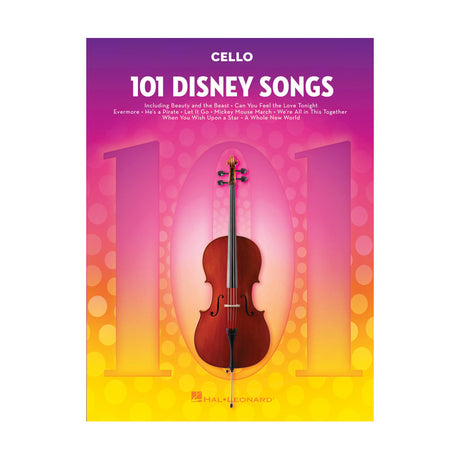 101 Disney songs for cello sheet music