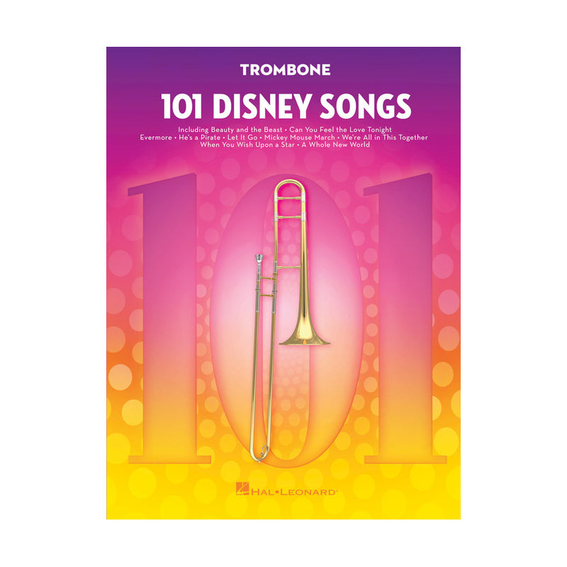 101 Disney songs for trombone sheet music