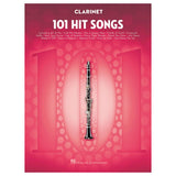 101 hit pop songs in clarinet sheet music