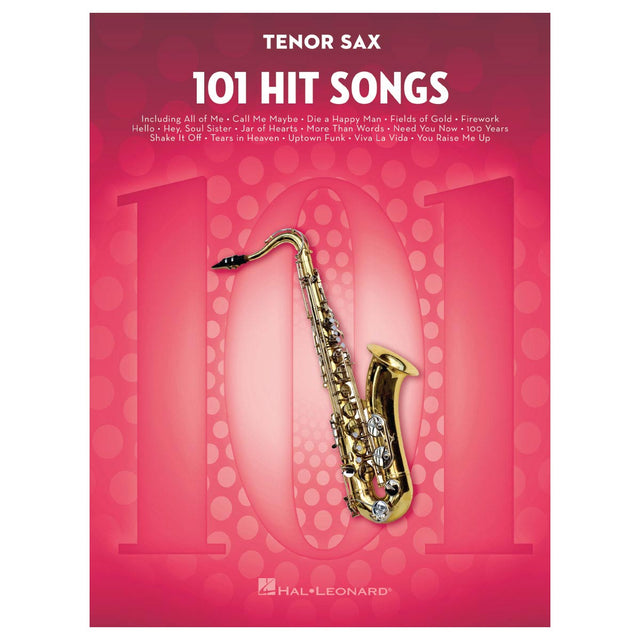 101 hit pop songs in tenor sax sheet music