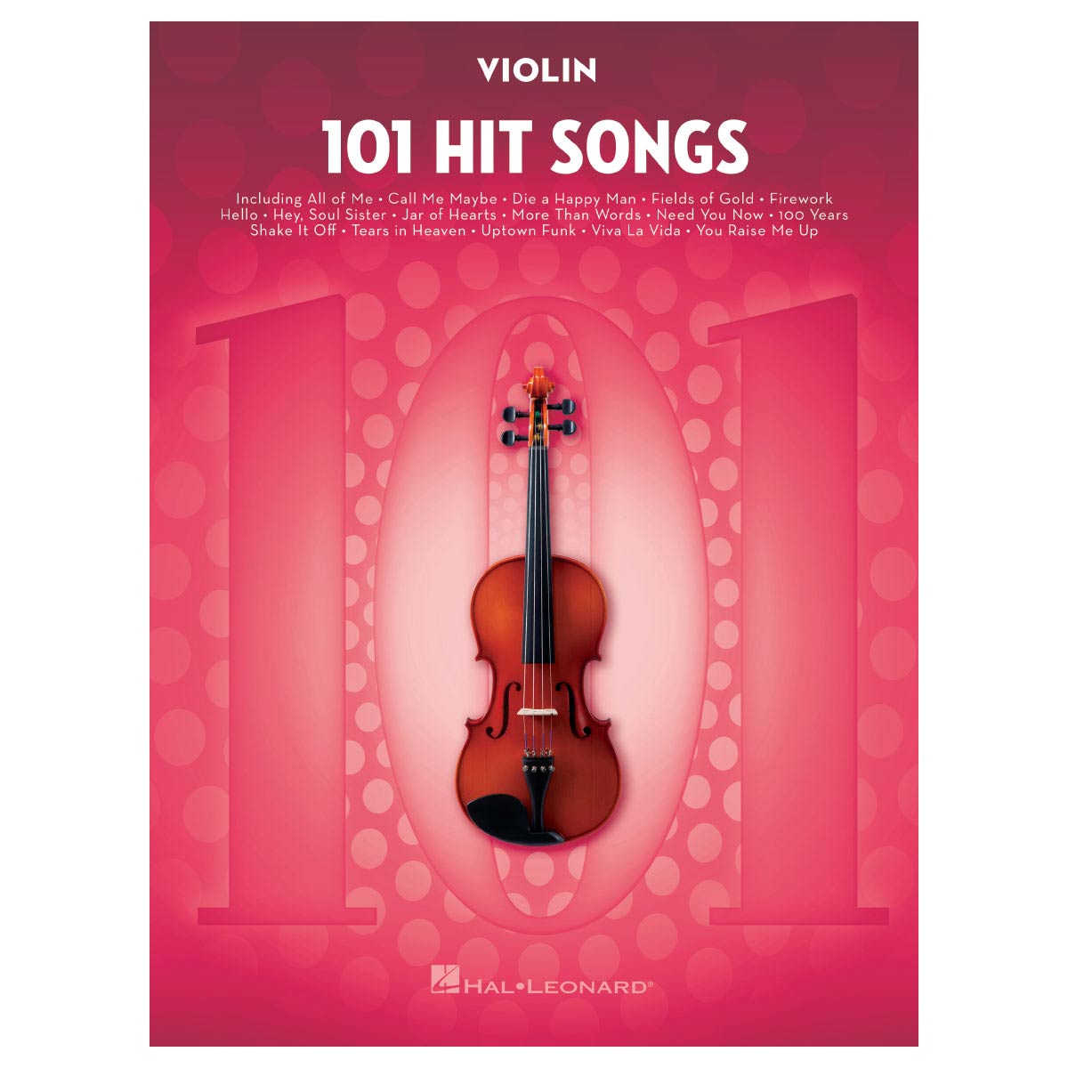 101 hit pop songs in violin sheet music