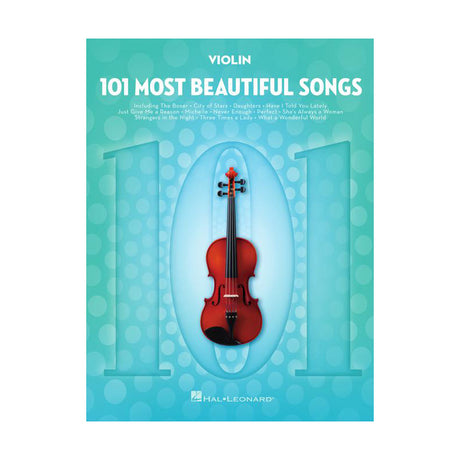 101 most beautiful songs violon sheet music