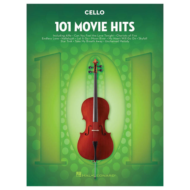 101 movie hits for cello sheet music