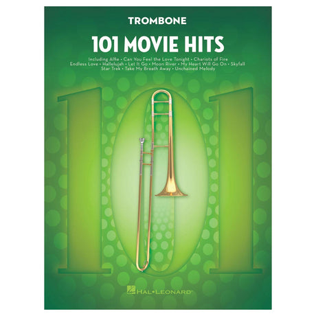 101 movie hits for trombone sheet music