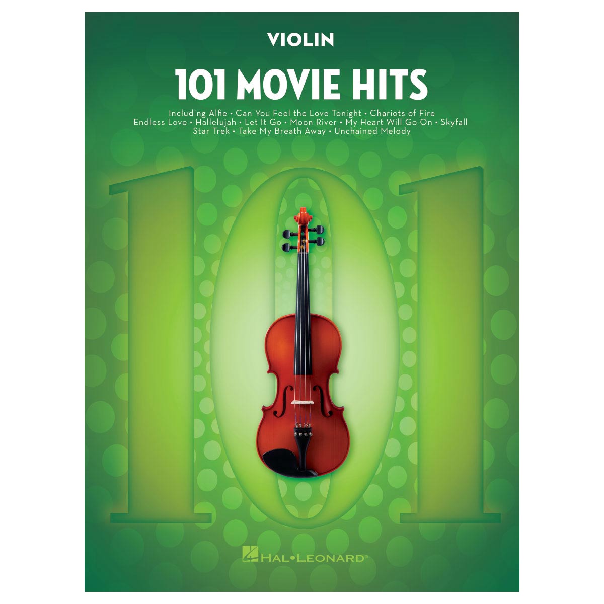 101 movie hits for violin sheet music