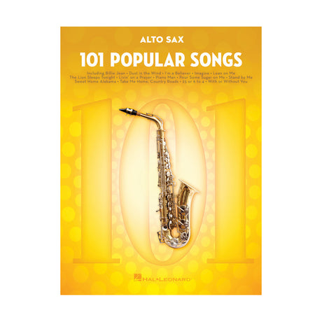 101 popular songs for alto sax sheet music