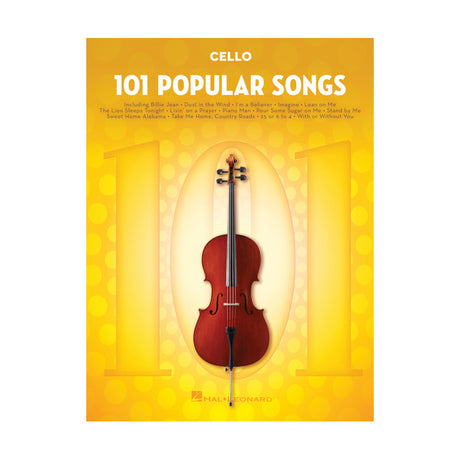 101 popular songs for cello sheet music