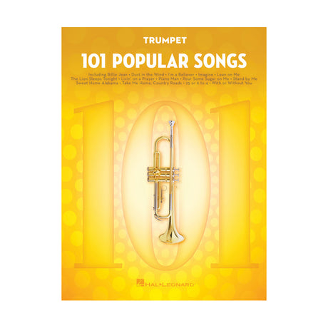 101 trumpet songs sheet music of pop hits