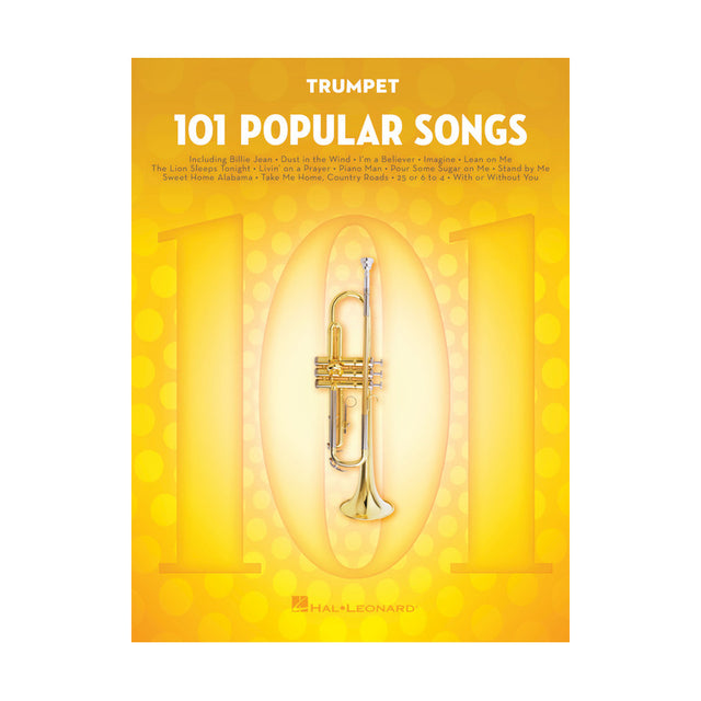 101 trumpet songs sheet music of pop hits