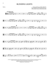 101 simple songs sheet music for viola blinding lights