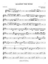 101 simple songs for tenor sax sheet music against the wind