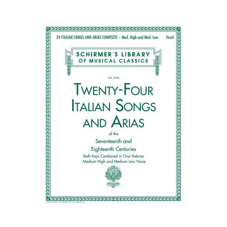 Learn to sing medium low with 24 Italian songs 