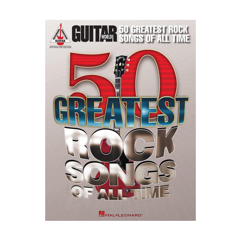 50 greatest rock songs for guitar sheet music