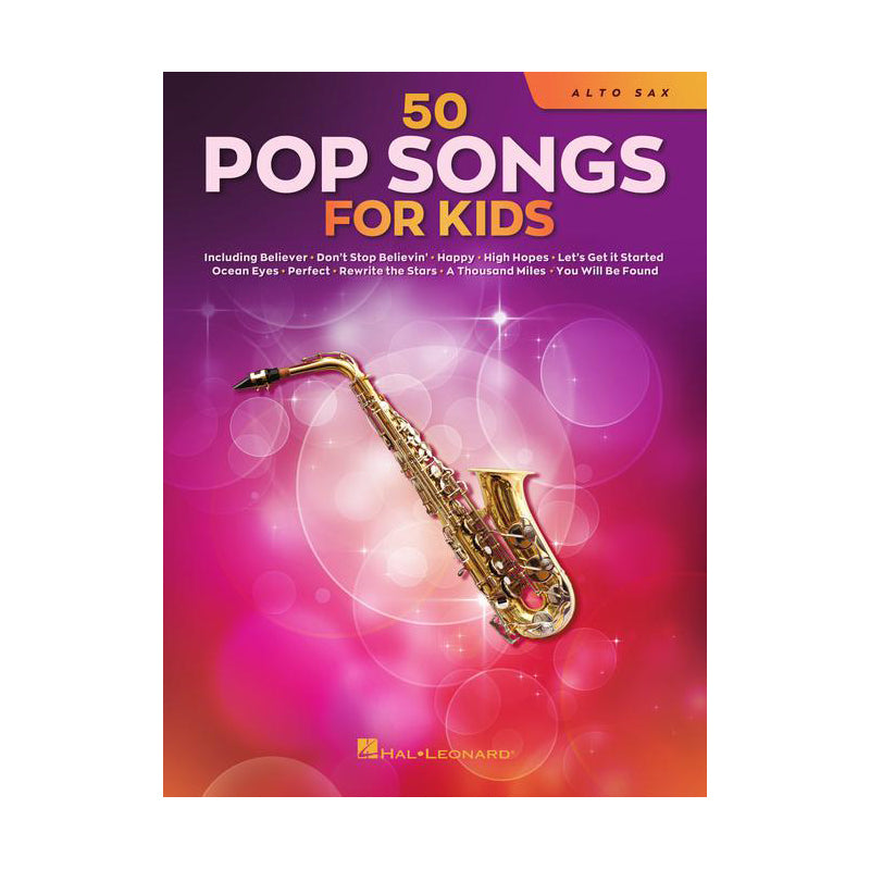 50 pop songs for kids alto sax solo