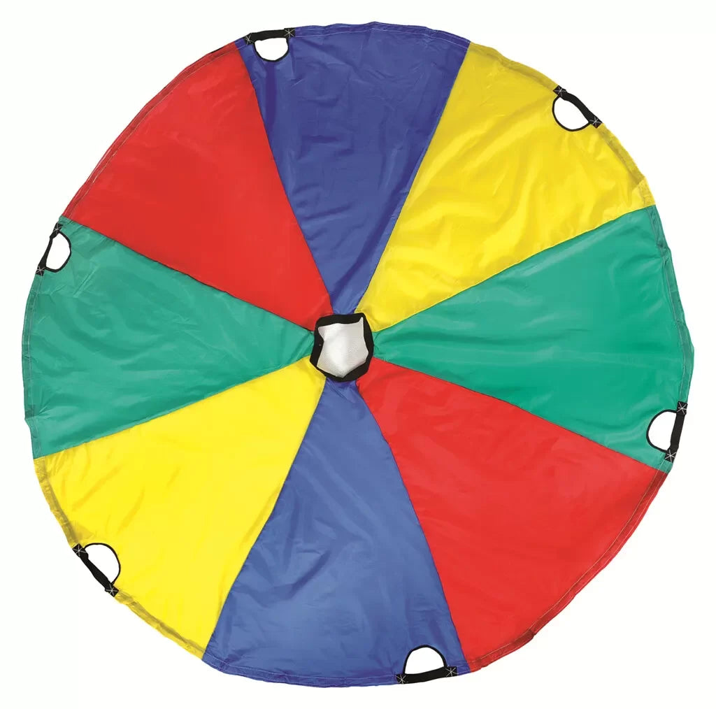 Colorful kids parachute for classroom aids and movement