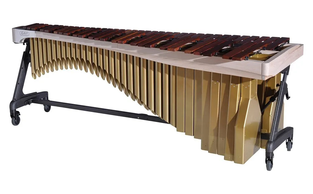 Adams Alpha 4.3 Rosewood Marimba w/Apex Frame - Whitewash Rails w/Satin Gold Resonators