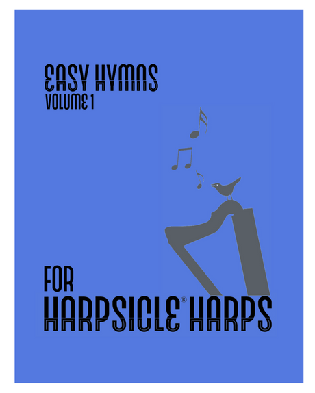 Easy hymns for harp sheet music