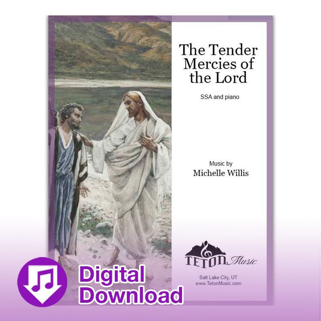 Free LDS sheet music for ender mercies of the lord by David bednar