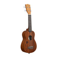 kala satin mahogany soprano ukulele with islands