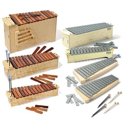 Set of 7 sonor orff instruments bundle