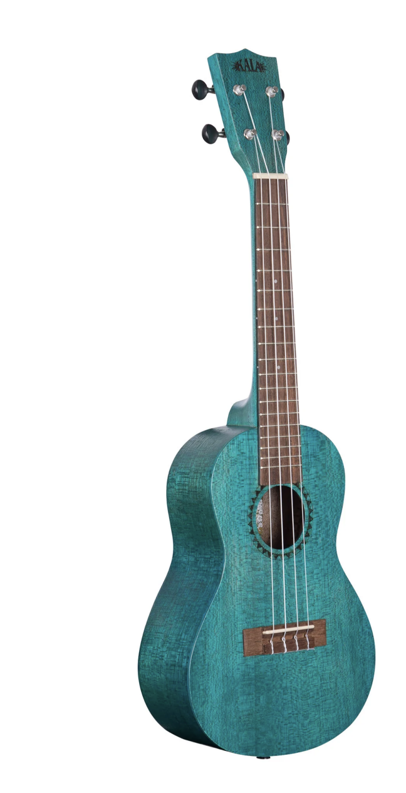 Kala Ocean Blue Stained Meranti Soprano Ukulele