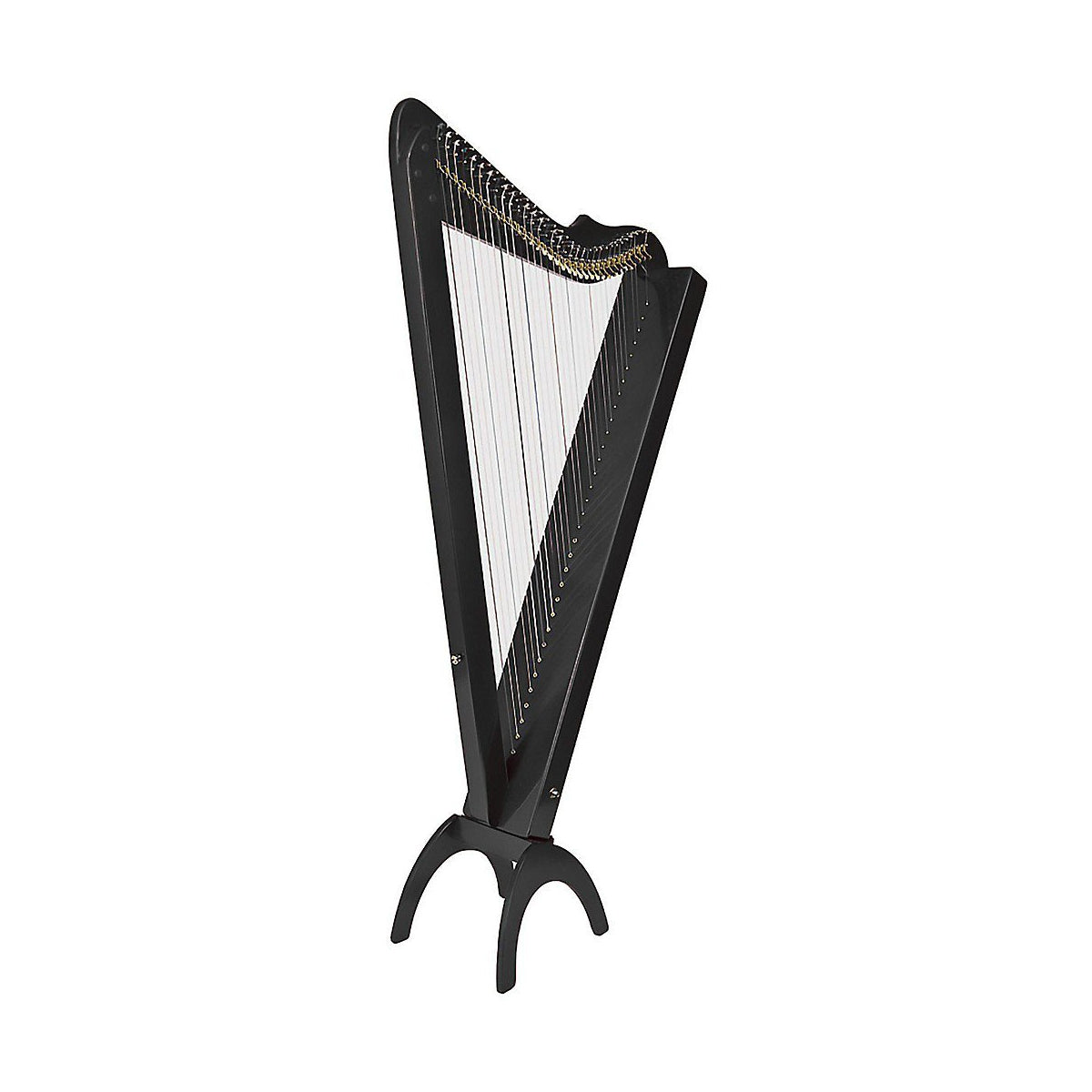 Rees harps Harpsicle grand in black