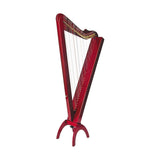 Rees harps Harpsicle grand in red