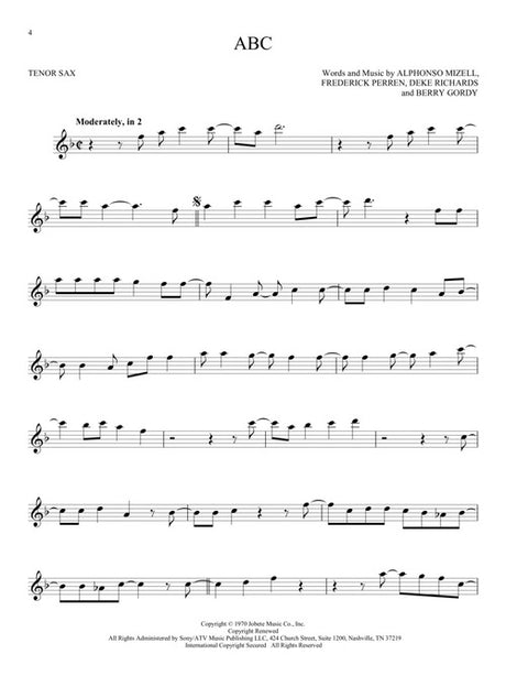 abc by jackson 5 sheet music for tenor sax