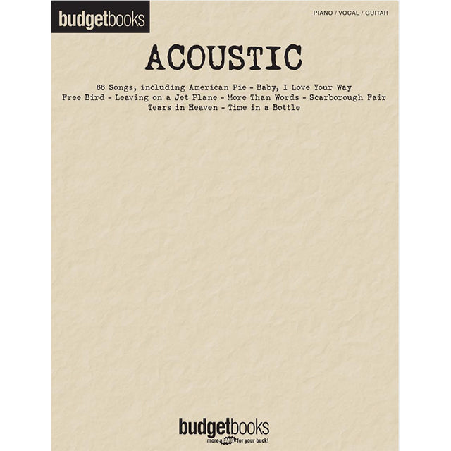 Acoustic pop songs for piano sheet music, vocal and guitar