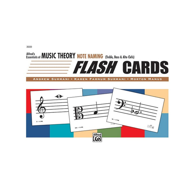 music theory flash cards from Alfred