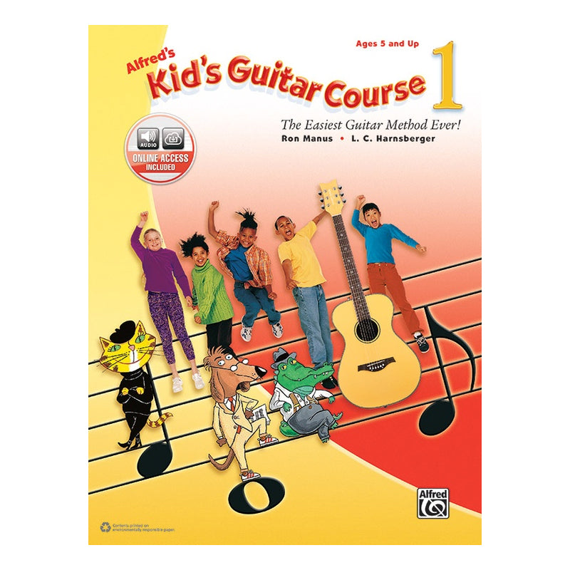 Kids learn to play guitar books with Alfred music 