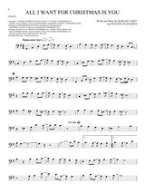 All I want for Christmas is You sheet music for cello solo