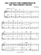 all I want for christmas easy piano sheet music