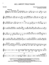 All about that bass solo for trumpet sheet music