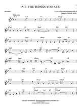 All the things you are jazz song solo for trumpet sheet music