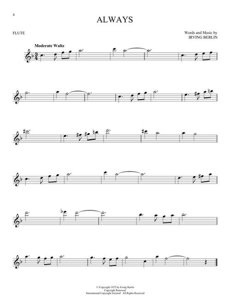 Always solo flute sheet music