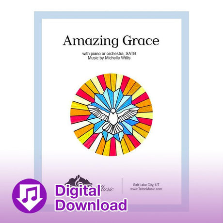 amazing grace sheet music arrangement of hymn