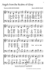 angels from the realms of glory christmas carol sheet music