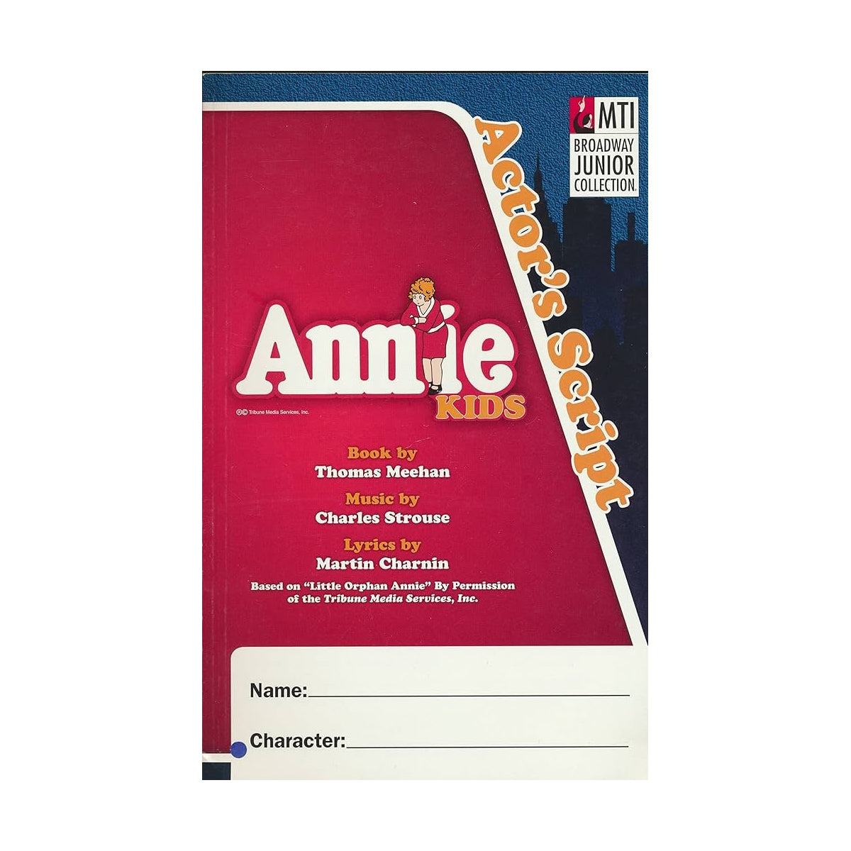 Annie Kids Script from Broadway Jr Shows