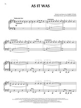 as it was by harry styles sheet music for piano