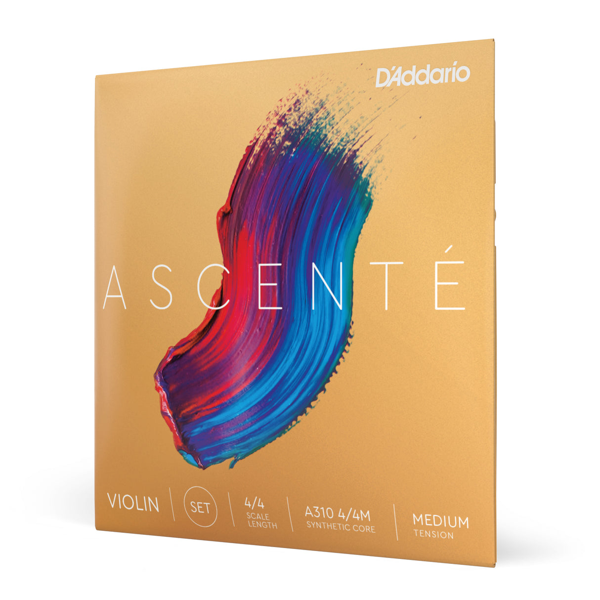 ascente violin set strings from d'addario