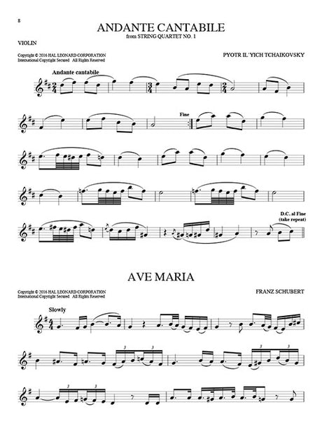 Ave maria solo for violin sheet music