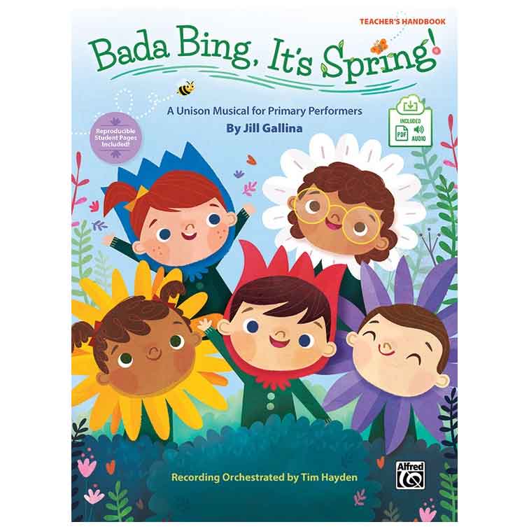 bada bing its spring kids musical in unison easy k-4