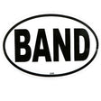 Oval band sticker for car or instruments