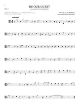 be our guest disney sheet music for solo viola